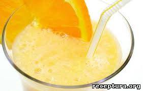 Молочный напиток с апельсином