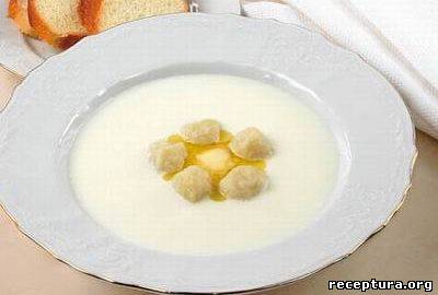 Суп молочный с картофельными клецками по-литовски
